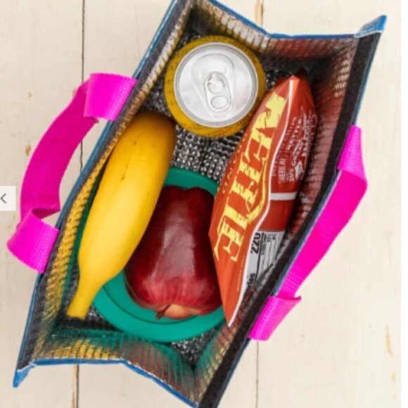 NATURAL LIFE | Colorful Stripes and Florals Insulated Lunch Bag - Picture 10 of 10